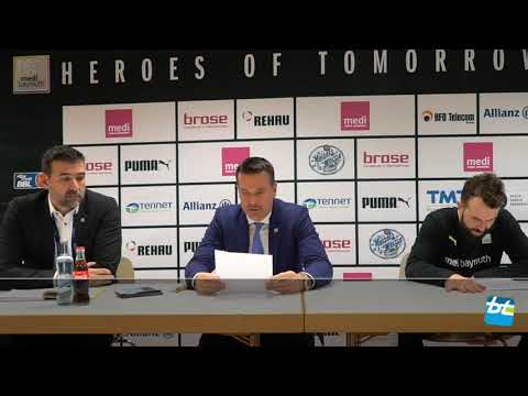 4. Spieltag - FIBA Europe Cup 2019/20 - Pressekonferenz - medi bayreuth vs. BK Ventspils
