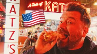 Scottish Guy Tries Classic American Hot Dog | Scottish Guy in America Day 1