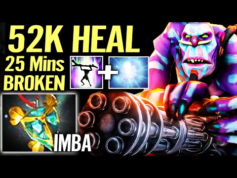 Broken Strategy Witch Doctor Hard Carry - Broken 52k Heal min 25 GGWP Dota 2