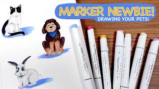 Trying Ohuhu Alcohol Markers For The First Time! Honest Artist Review