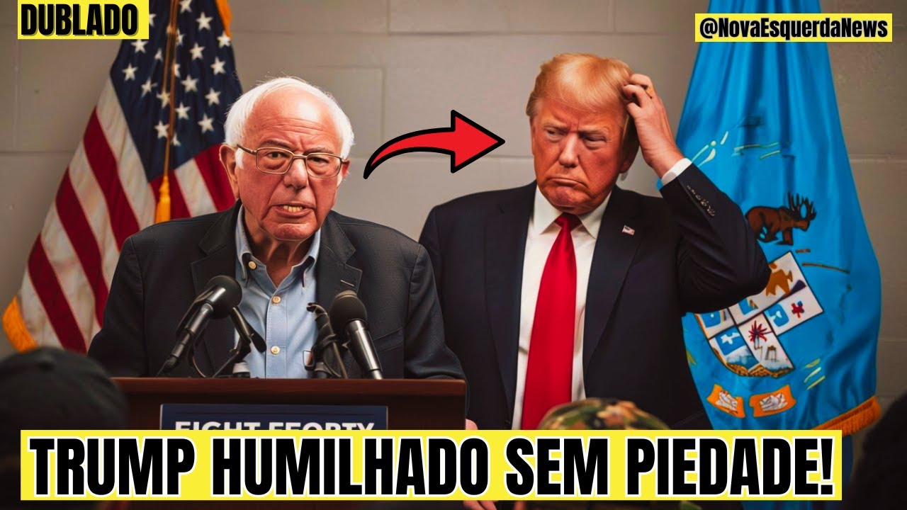 🔥GOLPE FATAL! Senador Bernie Sanders DESTRÓI Trump em discurso histórico!"