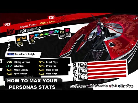 Persona 5 Royal How to Max Persona Stats