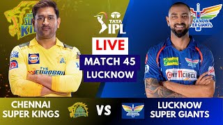Live: CSK Vs LSG, Match 45, Lucknow | Chennai vs Lucknow, IPL 2023 Live Scores & Commentary