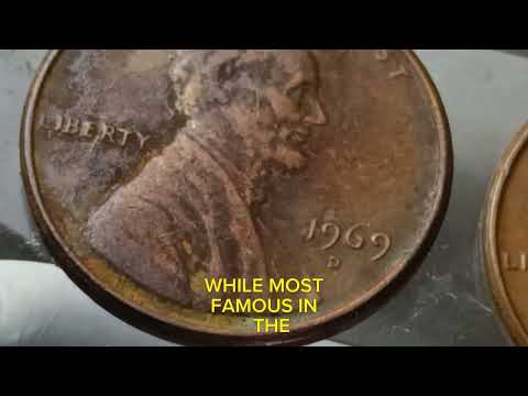 "🇺🇸1969D  Lincoln Penny Worth Money – Errors & Value!"💰#1969DPenny #LincolnCent #RareCoins