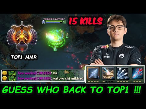 Guess Who Back To TOP1 MMR ??? Yatoro GOD Drow Ranger Carry Take Over Server EU PUB Dota 2