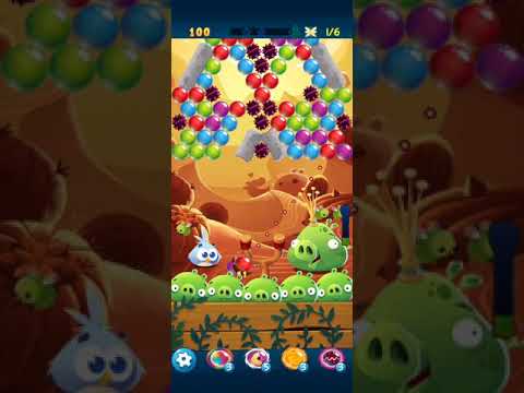 Angry birds pop bubble shooter level 213 3 STARS NO BOOSTER