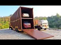 Customised Centy Toys Ashok Leyland Car Trailer Truck Truck Videos Model Truck Auto Legends