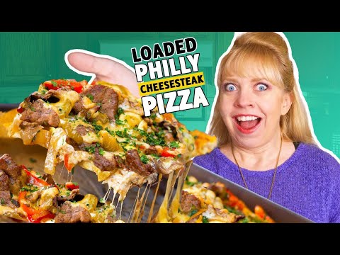 Best Philly Cheese Steak Pizza Recipe | Super Loaded...