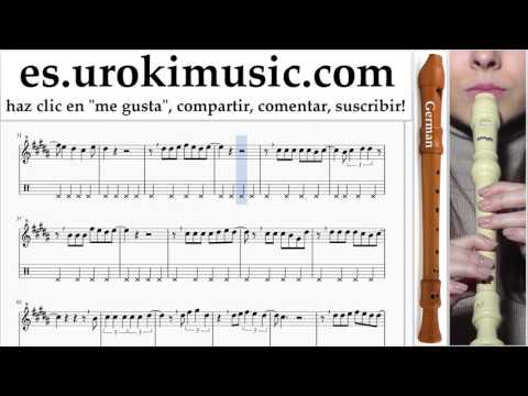 Como Tocar flauta dulce G. Prince Royce & Chris Brown - Just As I Am Tablatura Parte#2 um-hli927