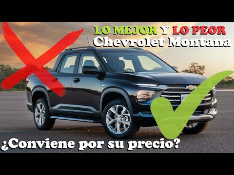 Chevrolet Montana 2023 | LO MEJOR Y LO PEOR | precios, versiones, equipamiento, motor y competencia
