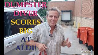 FREE FOOD AND MORE DUMPSTER DIVING AT ALDI