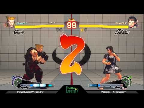 Battle For Seattle SSF4 Singles - FineLikeWine49 vs Porch Monkey