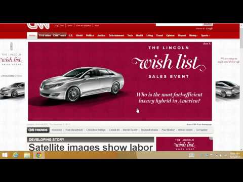 cnn dotcom homepage sponsorship lincoln mkz hybrid dec 5 2013