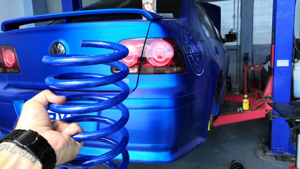 Cambiando la suspensión al Jetta. /// AG KIT