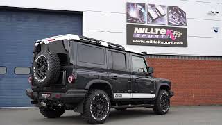 Video: Milltek Edelstahl Duplex Racing-Komplettanlage ab OPF Ineos Grenadier 3.0l