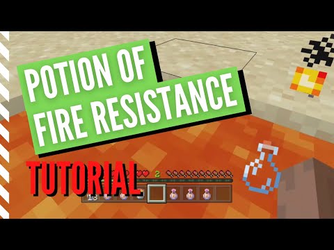 McGamers - How to Make Fire Resistance Potion in Minecraft (Quick Tutorial)