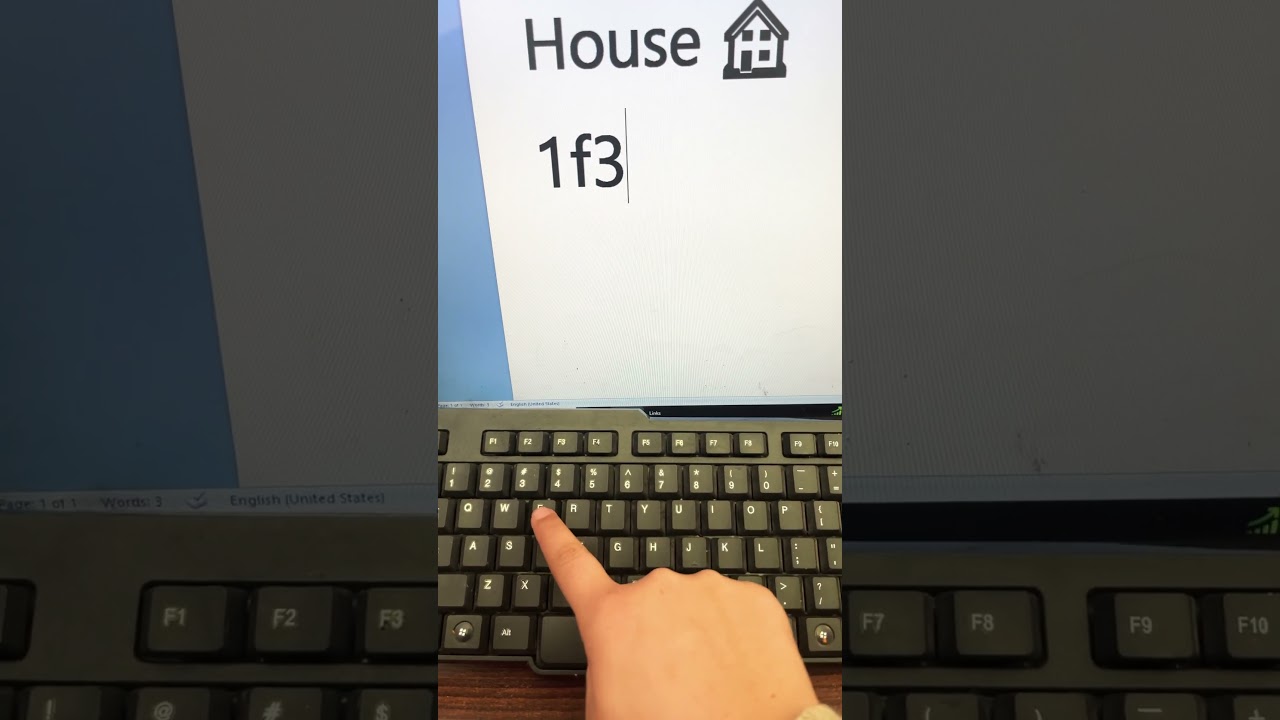 House 🏠 shortcut symbol!#tricks #symbols #shortcutkeys #windows #asmr #computer #teach
