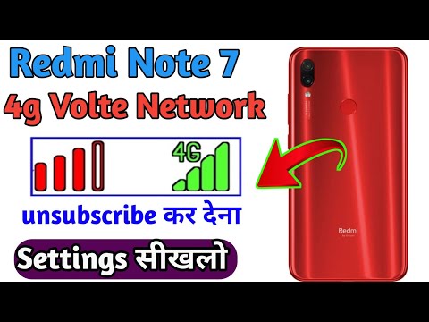Redmi Note 7 4g volte network problem || How to solve 4g volte Network problem Redmi note 7