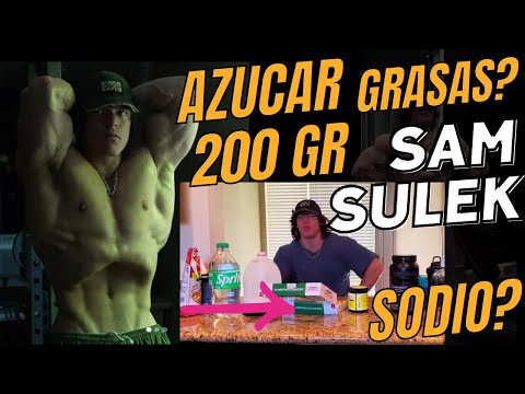 Check out SAM SULEK and his TERRIBLE 6000 CALORIE VOLUME diet