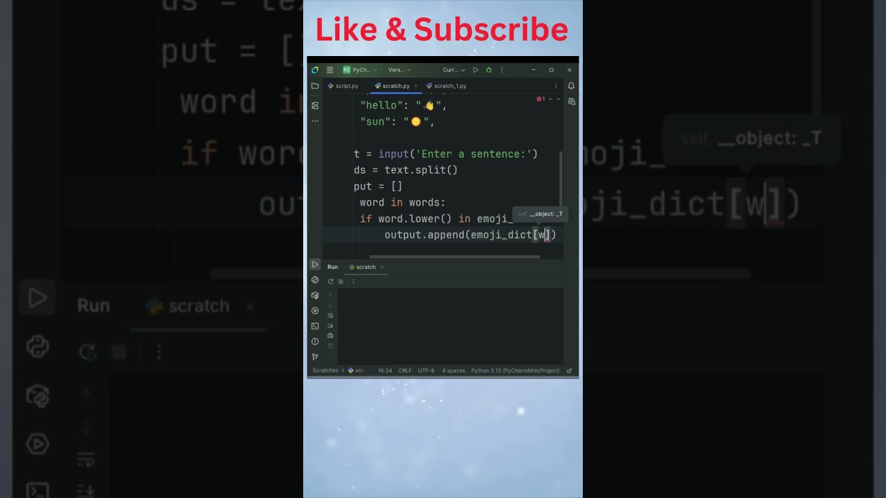 Turn Words into Emojis with Python! 🤯 | No Libraries, Just Pure Code!