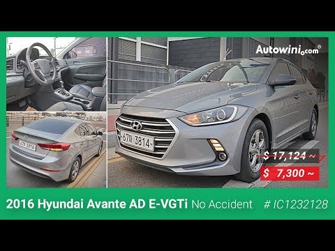 ($ 7,300 ~) 2016 Hyundai Avante AD E-VGT No Accident - Autowini.com