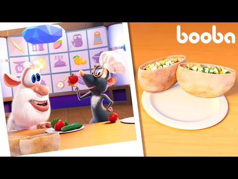 Booba 🌟 Puzzle z jedzeniem 💥 Łódki Shawarma ✨ Śmieszne bajki dla dzieci Po Polsku 🍿 Super Toons TV