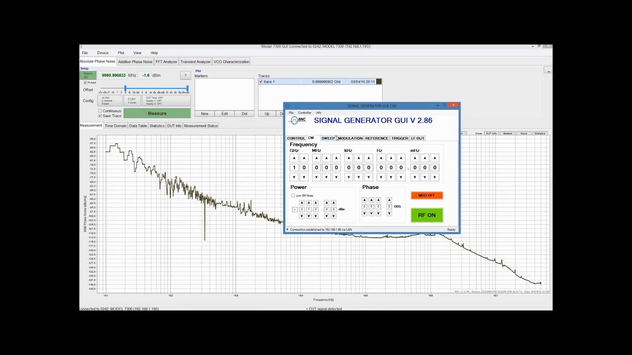 Berkley Nucleonics: Measuring the Absolute Phase Noise of a Pulsed Signal Using a Phase Noise Tester