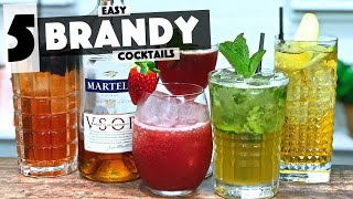 5 Easy BRANDY Cocktails to make at Home  Steve the Barman