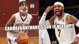 [花邊] Carmelo Anthony 與兒子一起訓練