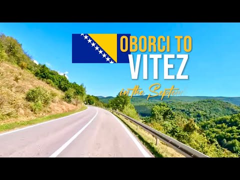 Driving in Bosnia and Herzegovina 🇧🇦 from Oborci to Vitez in September 2023.