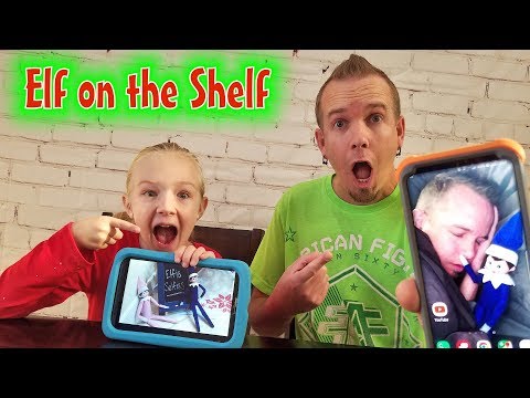Elfie Selfies! Hilarious Elves Prank Dad's Phone!!!