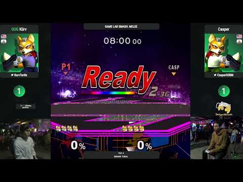 Game Lab Smash MELEE #1 Kurv (Fox) Vs Casper (Fox)