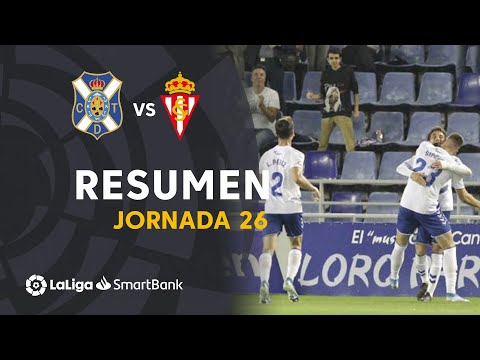 Resumen de CD Tenerife vs Real Sporting (2-1)