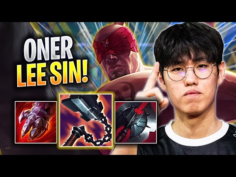 ONER LITERALLY GOD MODE WITH LEE SIN! - T1 Oner Plays Lee Sin JUNGLE vs Kindred! | Season 2023