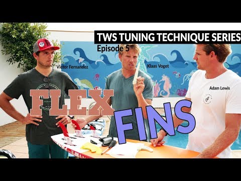 TWS Tuning Technique Series - Ep5: Flex fins? center, side and why? Flexible fins windsurfing