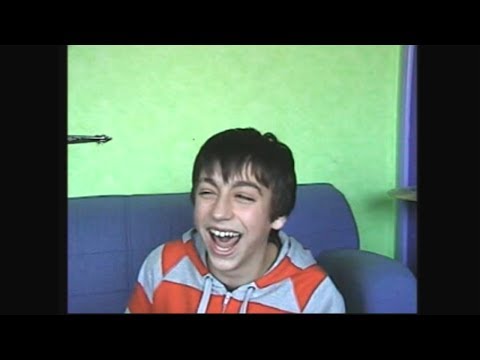 he has the weirdest laugh you will ever hear..