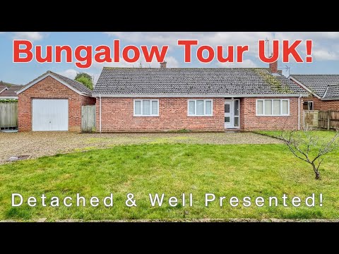 BUNGALOW TOUR UK Spacious, Well Presented! For Sale £325,000 Watton, Norfolk- Longsons estate agents