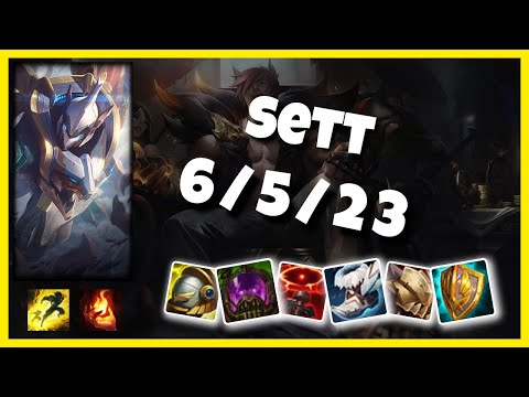Sett vs Seraphine KOREAN Challenger SUPPORT (6/5/23) Gameplay Replay - Patch 10.23