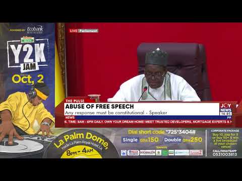 Bagbin expresses regret over MPs’ language, urges respect for parliamentary standards