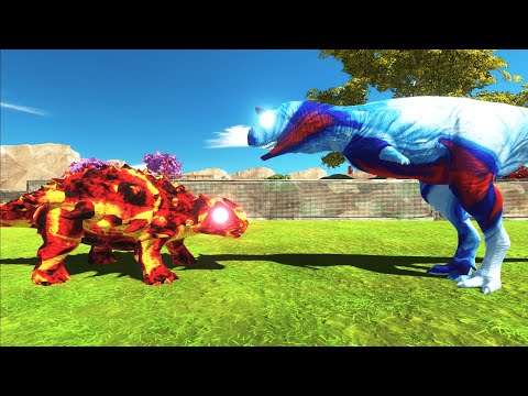 MAGMA ANKYLOSAURUS DEATH RUN - Animal Revolt Battle Simulator