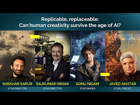 Javed Akhtar, Rajkumar Hirani, Shekhar Kapur, Sonu Nigam on art vs AI | 
