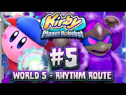 Kirby Planet Robobot 3DS Part 5: World 5 - Rhythm Route COMPLETE