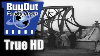 Hundreds Of Circus Animals Perish In Fire 1940, Historic HD Stock Footage