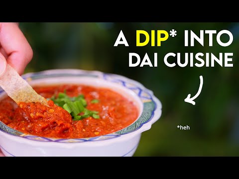 Tomato-Chili Dip, from my favorite food in Yunnan (番茄喃咪)