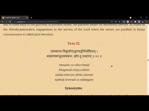 H  G Kalachakra Prabhuji  S B 3.26.32 - 34