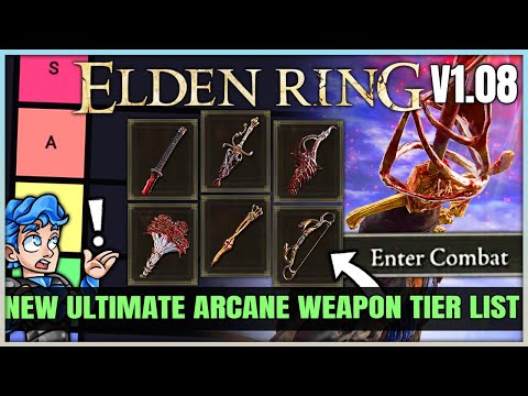 The New MOST POWERFUL Arcane Weapon Tier List - Best Highest Damage Bleed Weapons in Elden Ring!