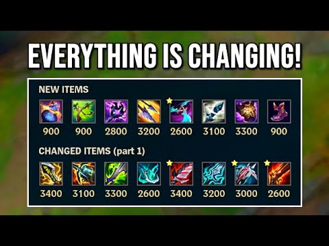 MID-SEASON PATCH PREVIEW! (New Items, Crit Items Revamp, Removed Runes and more...)