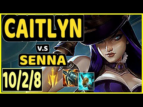 CAITLYN vs SENNA - 10/2/8 KDA BOTTOM ADC GAMEPLAY - EUW Ranked GRANDMASTER