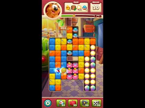 Toon Blast Level 8195 - NO BOOSTERS 🐻🐺🐱 | SKILLGAMING ✔️