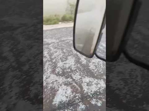 Granizo Cobre Estrada em Minas Gerais; Motoristas Devem Redobrar Atenção